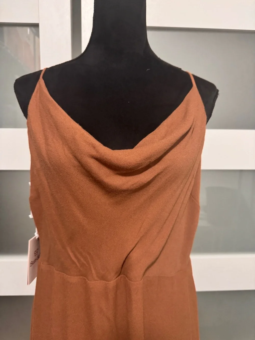 Aritzia Sunday Best Spencer Dress Brown - Picture 4 of 11